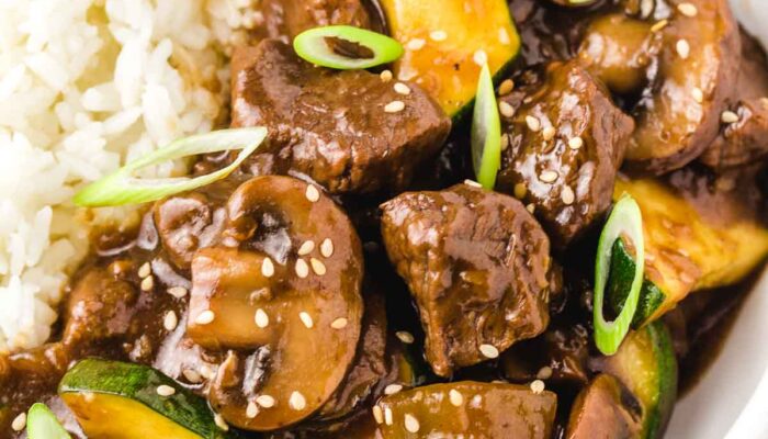 Filet and steak seared on the Hibachi Royal tableside grill for a signature plate